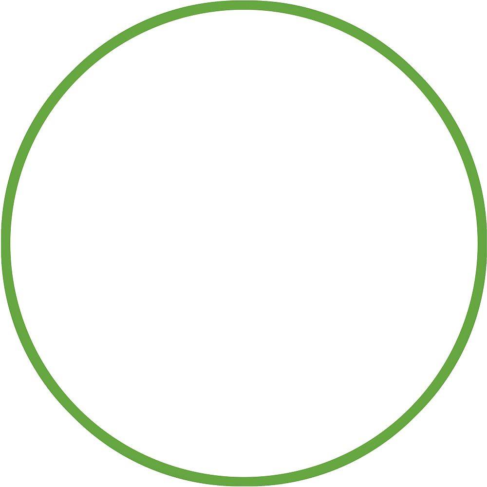 ΣΤΕΦΑΝΙ ΡΥΘΜΙΚΗΣ AMILA HULA-HOOP 60 CM ΠΡΑΣΙΝΟ AMILA