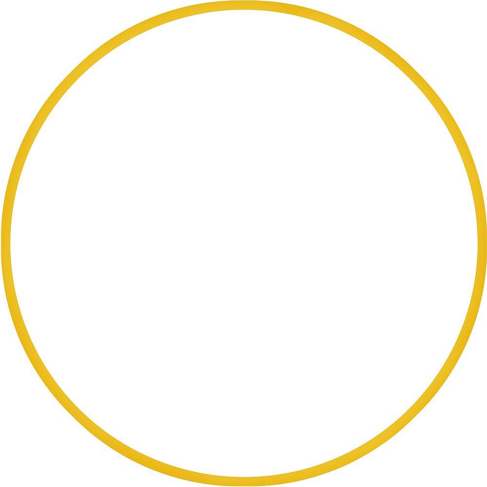 ΣΤΕΦΑΝΙ ΡΥΘΜΙΚΗΣ AMILA HULA-HOOP 60 CM ΚΙΤΡΙΝΟ