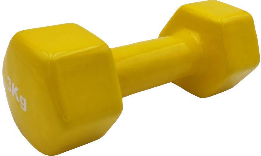 ΑΛΤΗΡΑΣ LIGA SPORT VINYL DUMBBELL ΚΙΤΡΙΝΟ (3 KG) LIGA SPORT