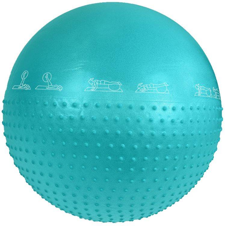LIGA SPORT ΜΠΑΛΑ ΓΥΜΝΑΣΤΙΚΗΣ LIGA SPORT GYM BALL ΤΙΡΚΟΥΑΖ (65 CM)