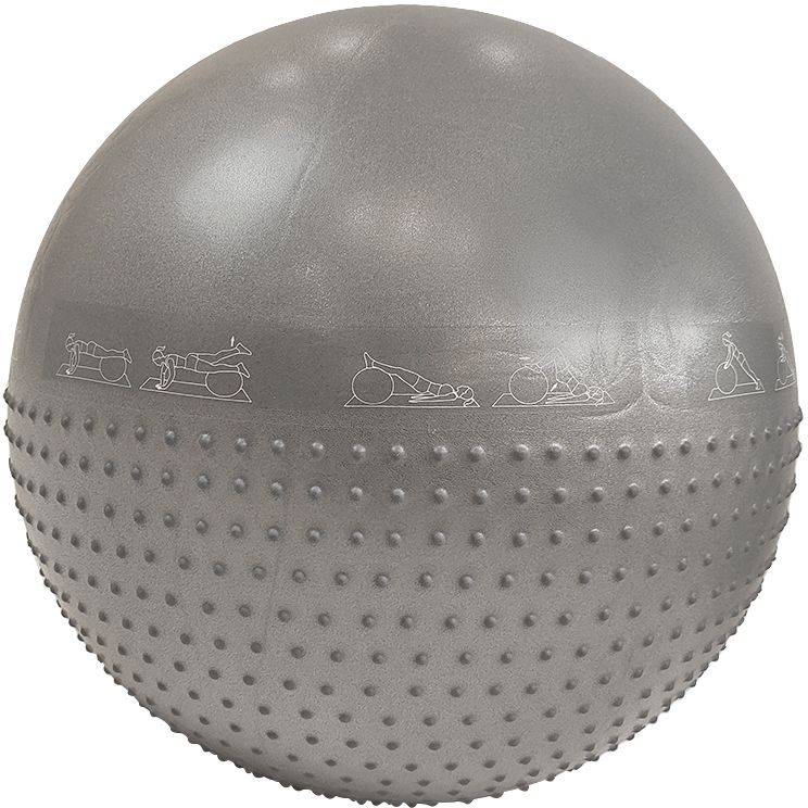 ΜΠΑΛΑ ΓΥΜΝΑΣΤΙΚΗΣ LIGA SPORT GYM BALL ΓΚΡΙ (65 CM) LIGA SPORT