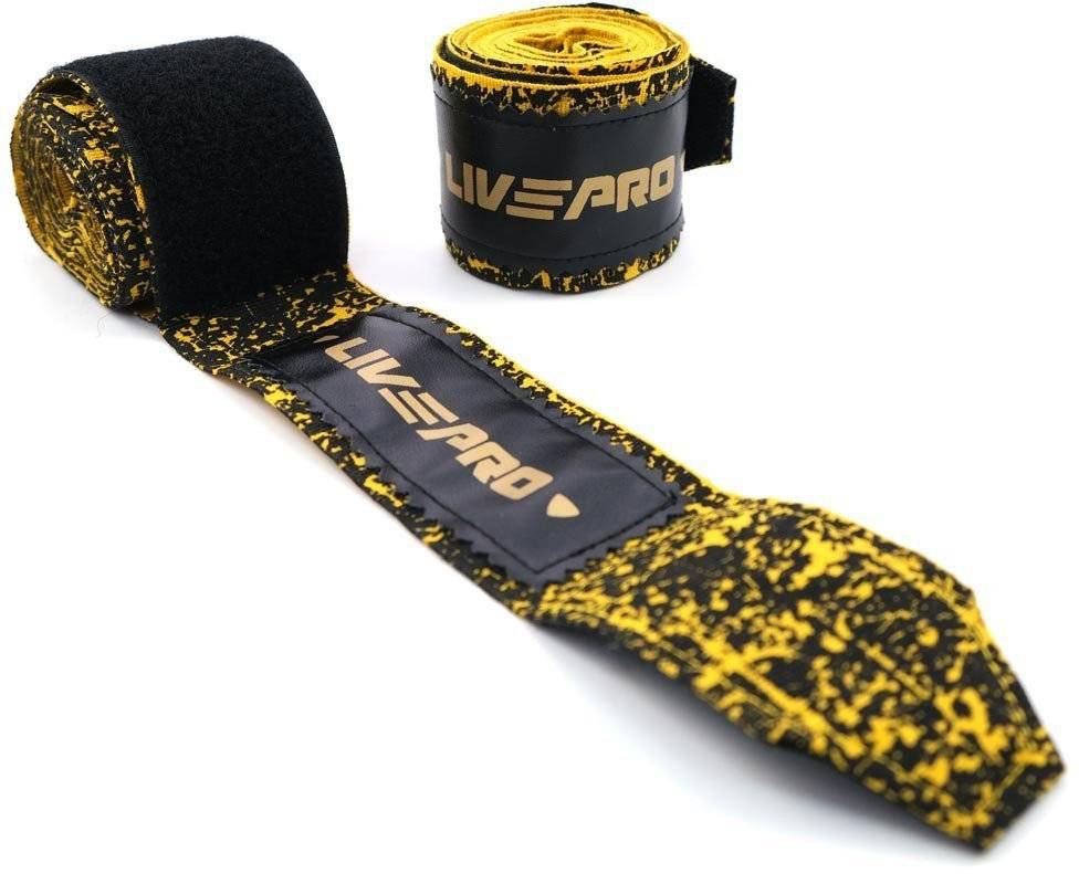 ΕΠΙΔΕΣΜΟΣ ΚΑΡΠΟΥ LIVEPRO Β-8605 ΚΙΤΡΙΝΟ/ΜΑΥΡΟ (350 X 5 CM) LIVEPRO