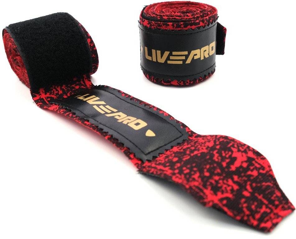 LIVEPRO ΕΠΙΔΕΣΜΟΣ ΚΑΡΠΟΥ LIVEPRO Β-8605 ΚΟΚΚΙΝΟ/ΜΑΥΡΟ (350 X 5 CM)