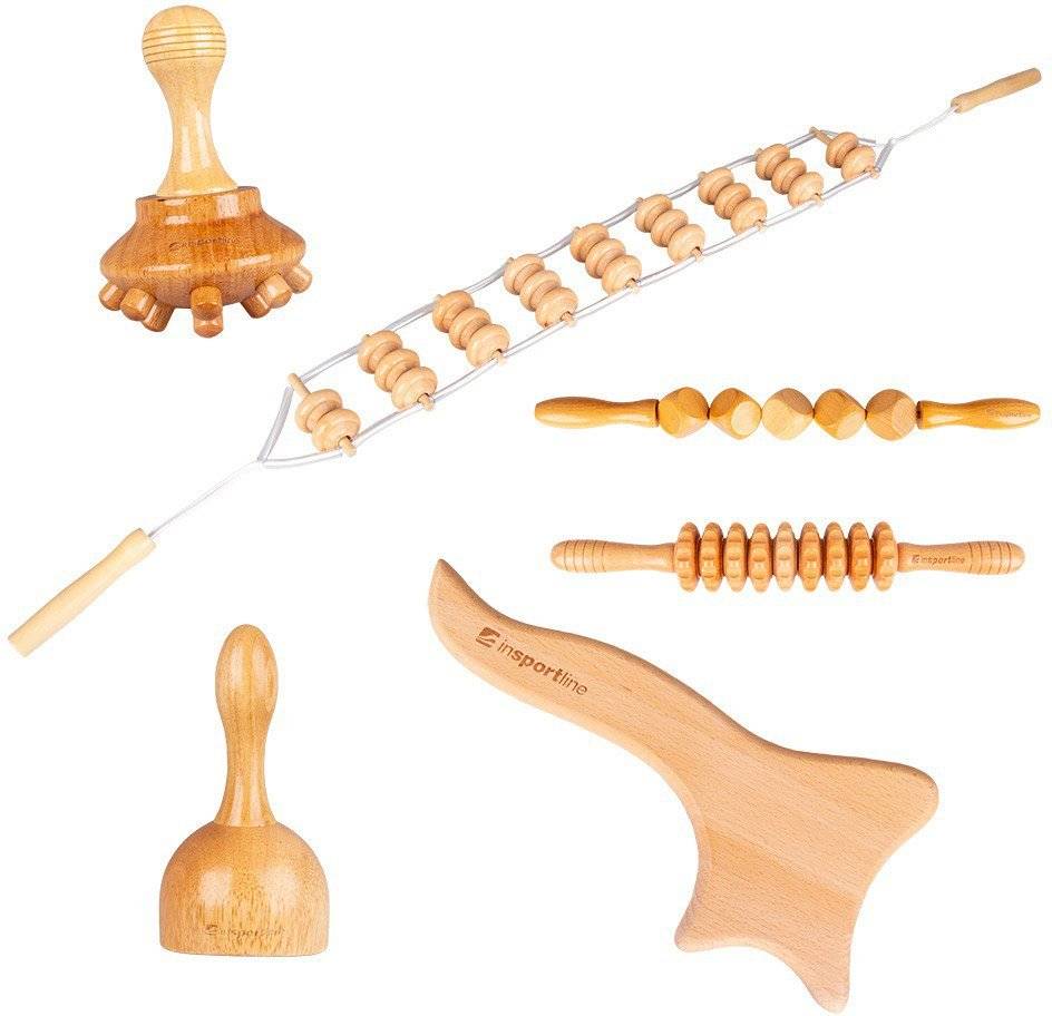 ΣΕΤ ΜΑΣΑΖ INSPORTLINE TERIVA SET WOODEN FULL BODY MASSAGE INSPORTLINE