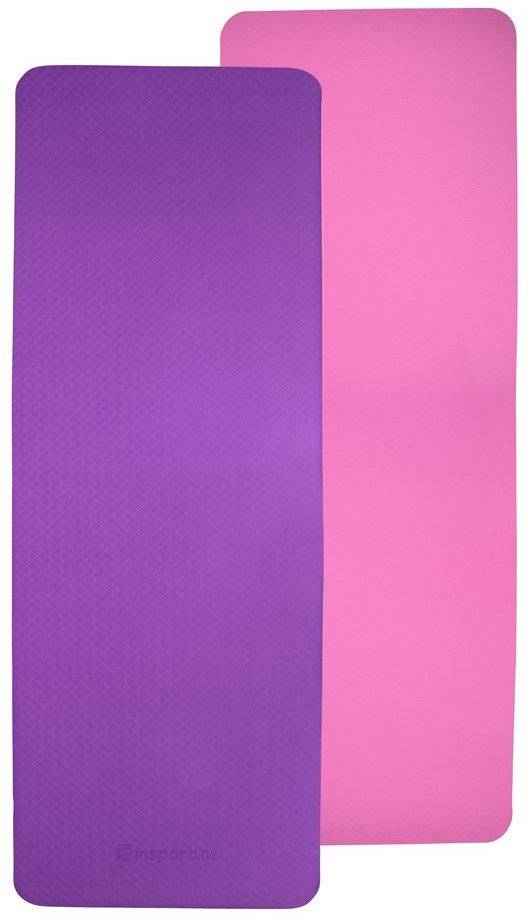 ΣΤΡΩΜΑ INSPORTLINE DOBLE FITNESS MAT ΜΩΒ/ΡΟΖ (173 X 61 X 0,6 CM) INSPORTLINE