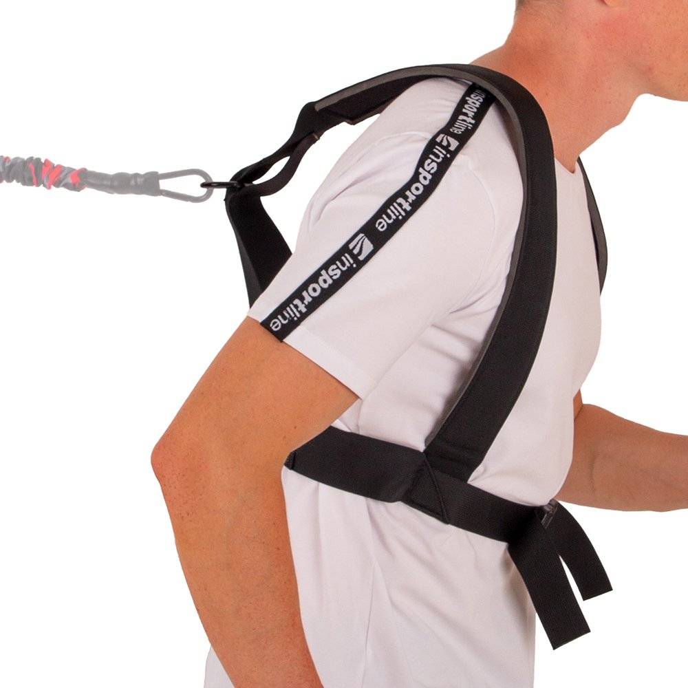 ΖΩΝΗ ΣΤΗΘΟΥΣ/ΩΜΟΥ INSPORTLINE VS CHEST STRAP ΜΑΥΡΗ INSPORTLINE
