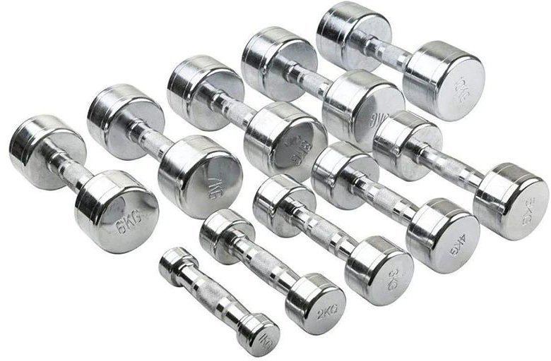 INSPORTLINE ΒΑΡΑΚΙ ΧΡΩΜΙΟΥ INSPORTLINE CROSSTEEL CHROME DUMBBELL (4 KG)
