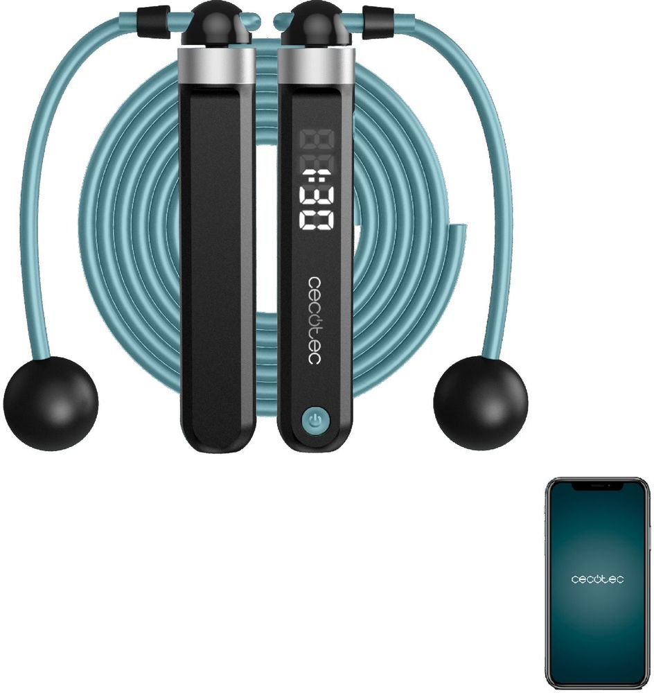 CECOTEC ΣΧΟΙΝΑΚΙ ΜΕ ΜΕΤΡΗΤΗ CECOTEC DRUMFIT SMARTCOMBA 3000 CONNECTED CEC-07196 ΜΑΥΡΟ (3M)