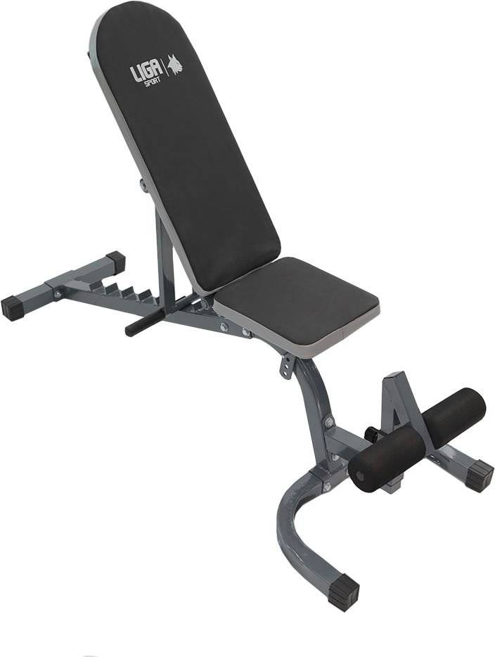 LIGA SPORT ΠΟΛΥΠΑΓΚΟΣ LIGASPORT ADJUSTABLE BENCH ΜΑΥΡΟΣ