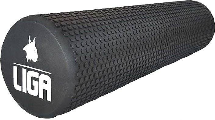 ΚΥΛΙΝΔΡΟΣ ΙΣΟΡΡΟΠΙΑΣ LIGASPORT FOAM ROLLER ΜΑΥΡΟ (60 CM)