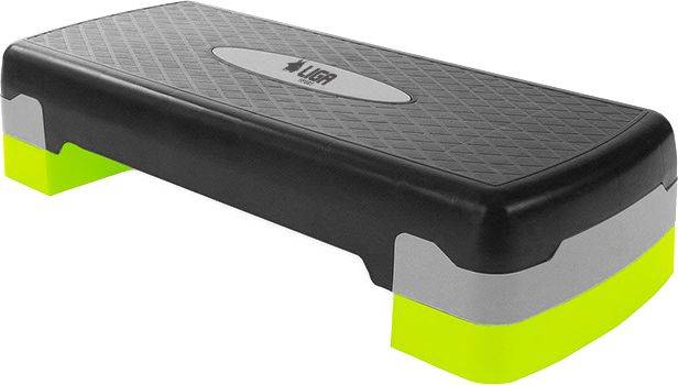 AEROBIC STEPPER LIGA SPORT 2 ΘΕΣΕΩΝ ΜΑΥΡΟ/ΚΙΤΡΙΝΟ LIGA SPORT