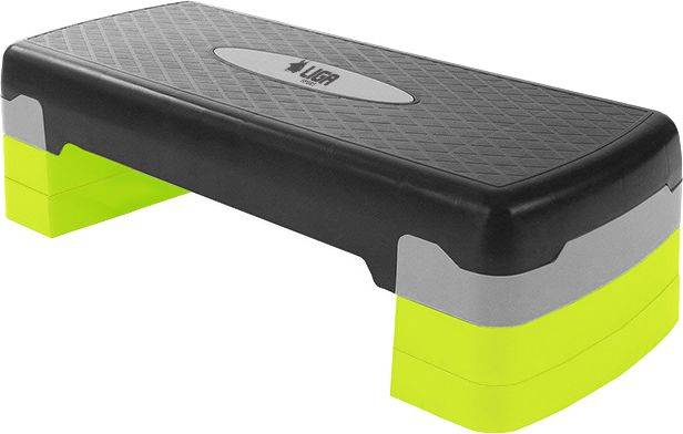 AEROBIC STEPPER LIGA SPORT 3 ΘΕΣΕΩΝ ΜΑΥΡΟ/ΚΙΤΡΙΝΟ LIGA SPORT