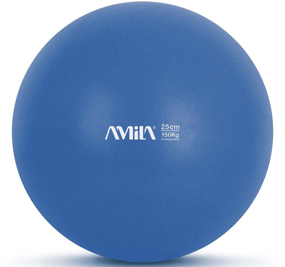 ΜΠΑΛΑ ΓΥΜΝΑΣΤΙΚΗΣ AMILA PILATES BALL ΜΠΛΕ (25 CM)
