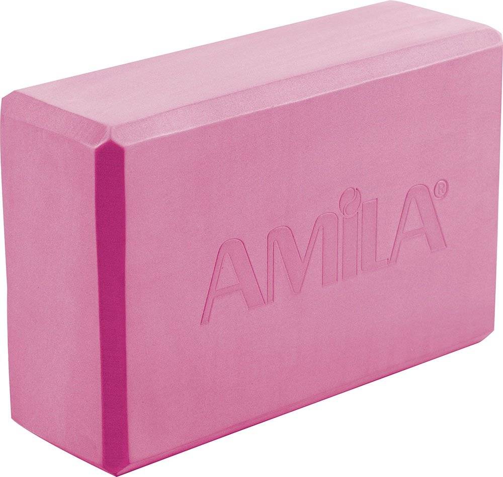 ΤΟΥΒΛΟ YOGA AMILA BRICK ΡΟΖ AMILA