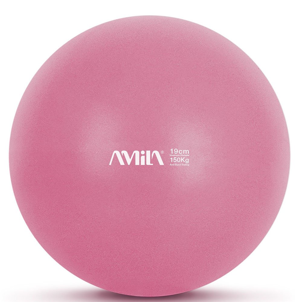 AMILA ΜΠΑΛΑ ΓΥΜΝΑΣΤΙΚΗΣ AMILA PILATES BALL ΡΟΖ (19 CM)