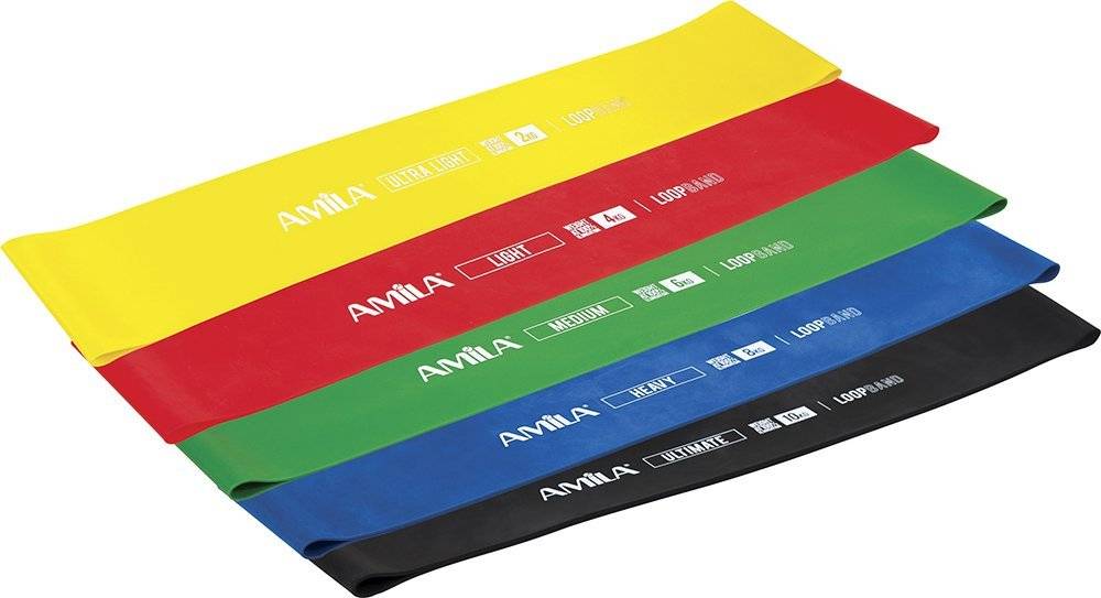 ΛΑΣΤΙΧΟ ΑΝΤΙΣΤΑΣΗΣ AMILA SMALL LOOPBAND ΚΟΚΚΙΝΟ (LIGHT) AMILA