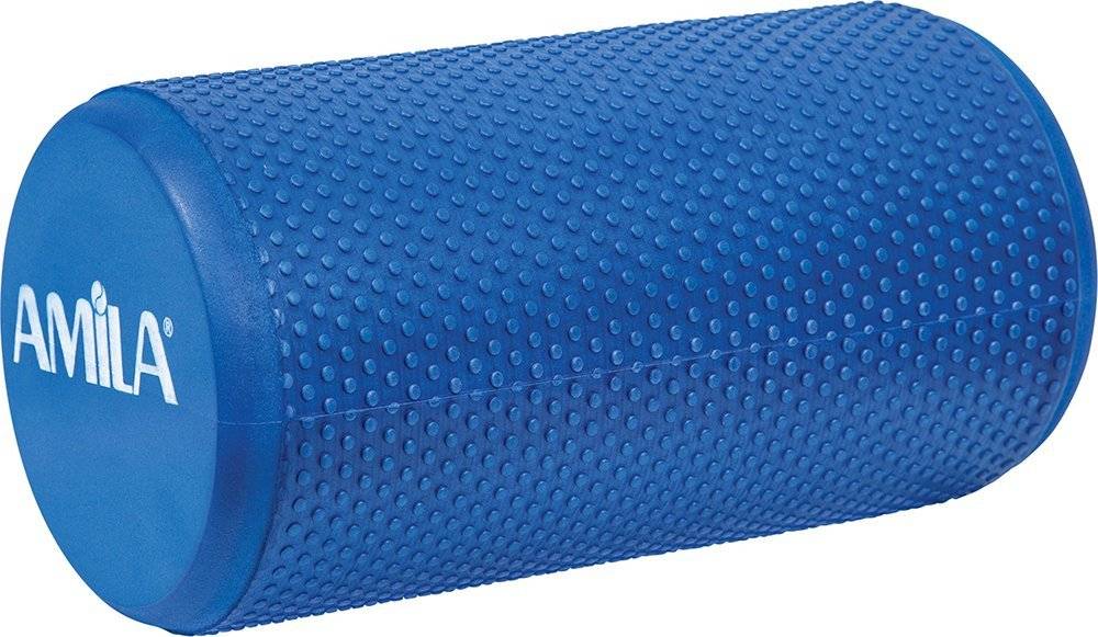 ΚΥΛΙΝΔΡΟΣ ΙΣΟΡΡΟΠΙΑΣ AMILA FOAM ROLLER PRO ΜΠΛΕ (15 X 30 CM)