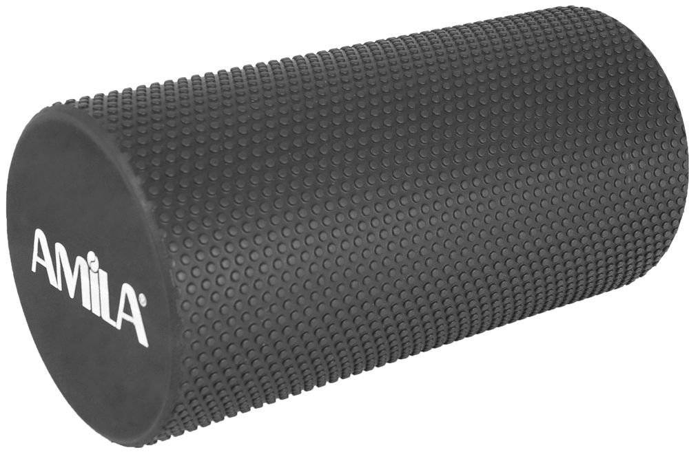 ΚΥΛΙΝΔΡΟΣ ΙΣΟΡΡΟΠΙΑΣ AMILA FOAM ROLLER PRO ΜΑΥΡΟΣ (15 X 30 CM)