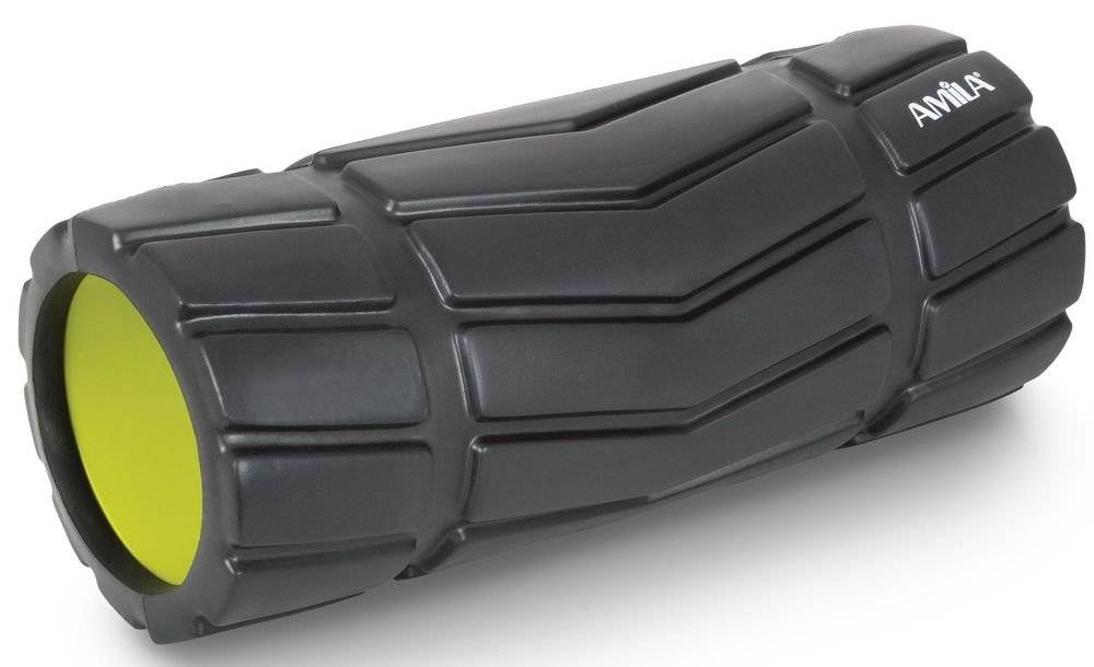 ΚΥΛΙΝΔΡΟΣ ΙΣΟΡΡΟΠΙΑΣ AMILA FOAM ROLLER ARROW ΜΑΥΡΟΣ (14 X 33 CM)