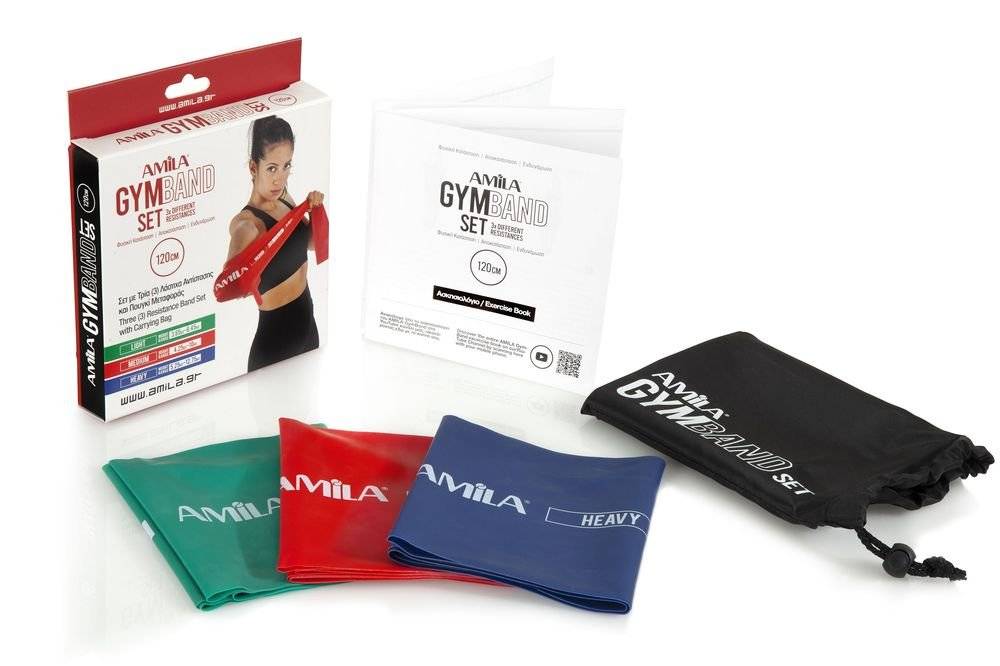 ΣΕΤ ΛΑΣΤΙΧΑ ΑΝΤΙΣΤΑΣΗΣ AMILA GYMBAND (120 CM) AMILA