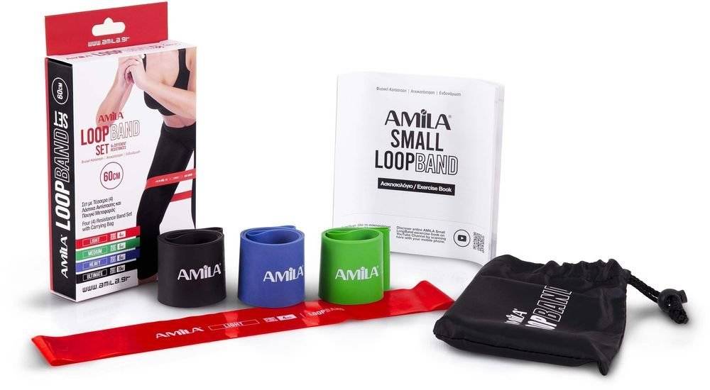 ΣΕΤ ΛΑΣΤΙΧΑ ΑΝΤΙΣΤΑΣΗΣ AMILA SMALL LOOPBAND (LIGHT - ULTIMATE) AMILA