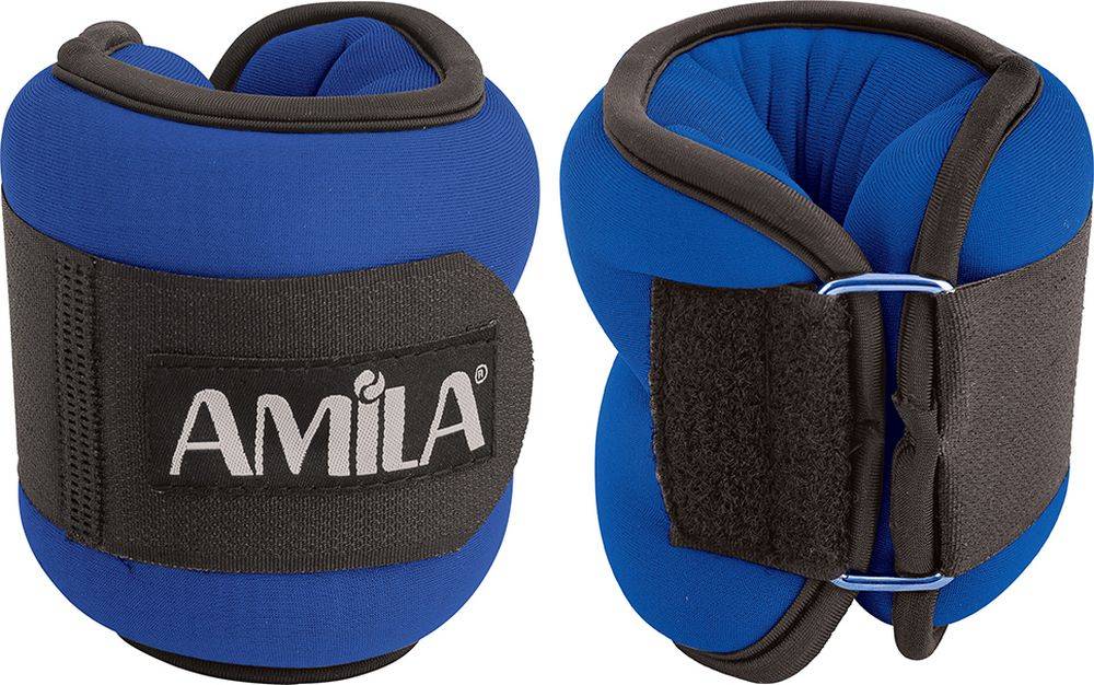 ΒΑΡΗ ΑΚΡΩΝ AMILA NEOPRENE ΜΠΛΕ (2 X 1.5 KG)