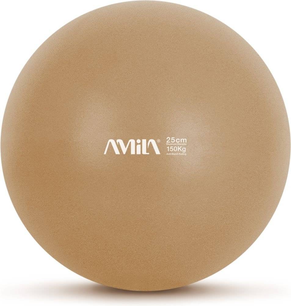 ΜΠΑΛΑ AMILA PILATES BALL ΧΡΥΣΗ BULK (25 CM)