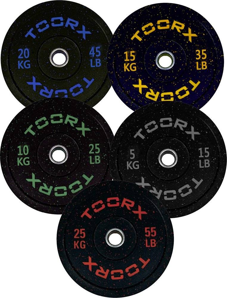 ΟΛΥΜΠΙΑΚΟΣ ΔΙΣΚΟΣ TOORX BUMPER CRUMB 45 CM (20 KG) TOORX