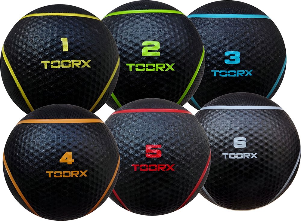 MEDICINE BALL TOORX AHF-107 ΜΑΥΡΗ (3 KG)