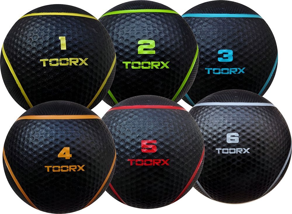 MEDICINE BALL TOORX AHF-105 ΜΑΥΡΗ (1 KG)