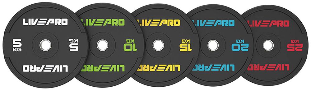 ΔΙΣΚΟΣ BUMPER LIVEPRO B-8331 Φ50 (10 KG) LIVEPRO