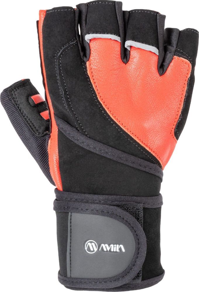 ΜΙΣΟΓΑΝΤΑ ΑΡΣΗΣ ΒΑΡΩΝ AMILA LEATHER AMARA ΚΟΚΚΙΝΑ/ΜΑΥΡΑ (L)