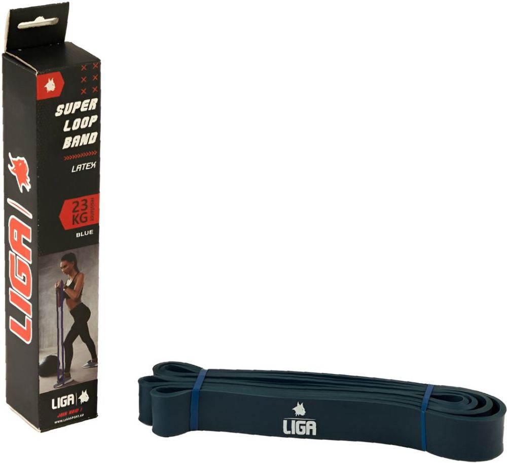 ΛΑΣΤΙΧΟ ΑΝΤΙΣΤΑΣΗΣ LIGA SPORT HEAVY DUTY LATEX BAND ΜΠΛΕ (208 X 4.5 X 0.32 CM) LIGA SPORT