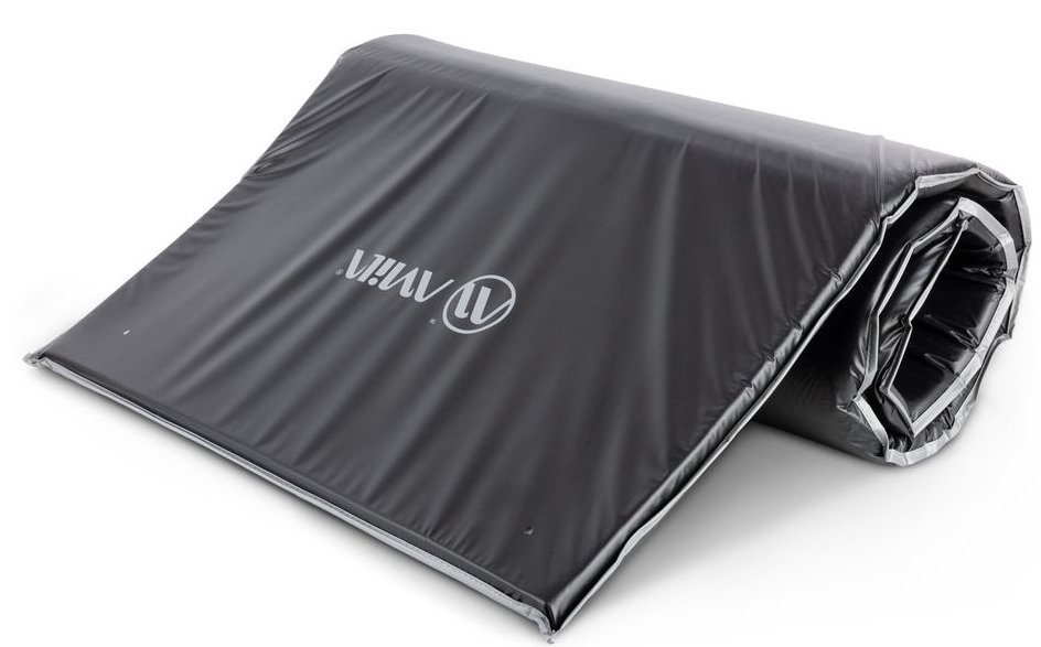 ΣΤΡΩΜΑ ΑΣΚΗΣΕΩΝ AMILA PE EXERCISE MAT ΜΑΥΡΟ (180 X 60 X 2.5 CM)