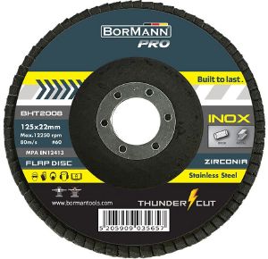   THUNDER-CUT INOX   BORMANN  BHT2008 125X22 #60 20 (035657)