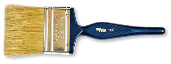 PETA ΗΜΙΔΙΠΛΟ ΠΙΝΕΛΟ ΜΕ ΑΣΠΡΗ ΤΡΙΧΑ PETA 100 BLUE 2 1/2 ΙΝΤΣΩΝ