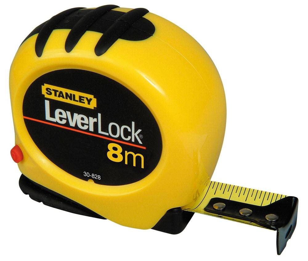 STANLEY ΜΕΤΡΟ LEVERLOCK 8M X 25MM STANLEY