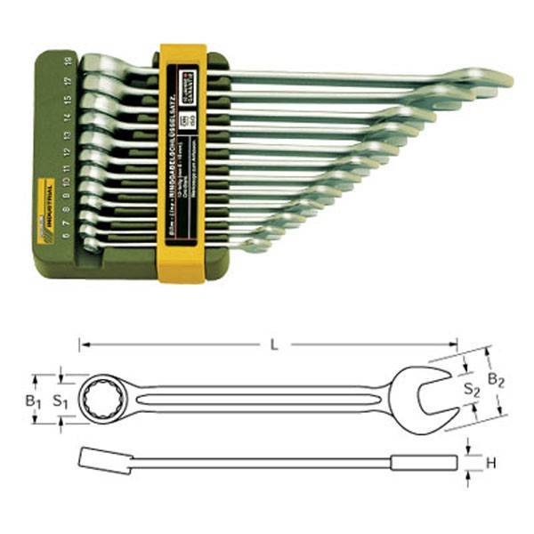 PROXXON ΣΕΤ ΓΕΡΜΑΝΟΠΟΛΥΓΩΝΑ ΚΛΕΙΔΙΑ CV 12 ΤΕΜAΧΙΑ (2382060) PROXXON