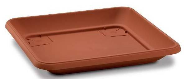 PLUS4U COLLECTION ΠΙΑΤΟ ΓΙΑ ΓΛΑΣΤΡΑ CORFU ΤΕΤΡΑΓΩΝΗ 40CM ΤΕΡΑΚΟΤΑ