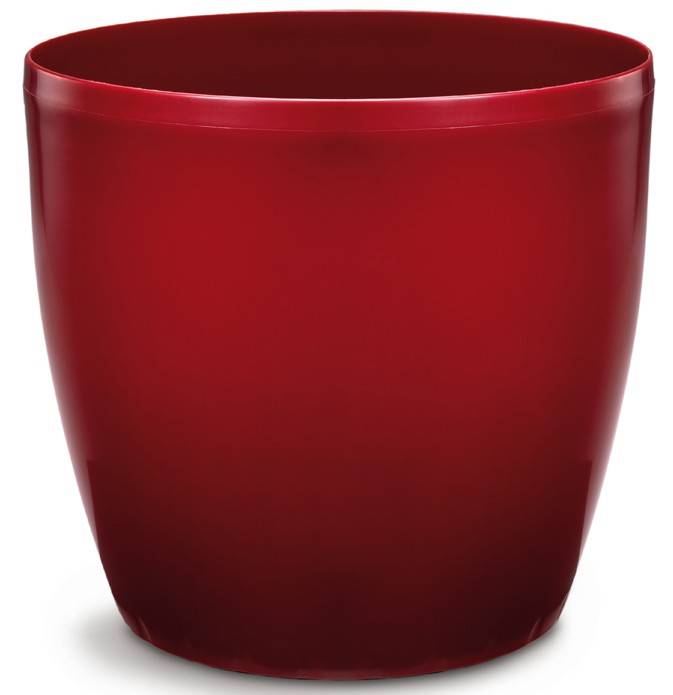 ΚΑΣΠΩ ROTO BRILLANTE KOKKINO ΓΥΑΛΙΣΤΕΡΟ ΜΕ ΡΟΔΕΣ (Φ35 CM) PLUS4U COLLECTION