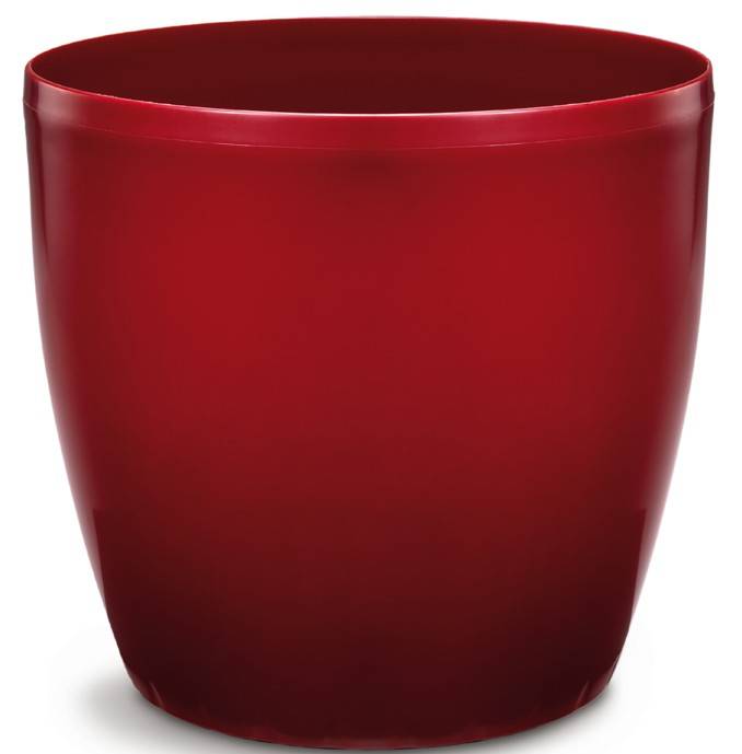 PLUS4U COLLECTION ΚΑΣΠΩ ROTO BRILLANTE KOKKINO ΓΥΑΛΙΣΤΕΡΟ (Φ22 CM)