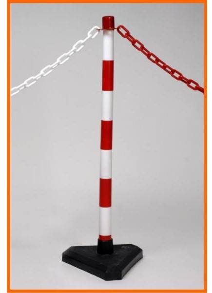 ECO-ΣΗΜΑΝΣΗ ΚΟΛΩΝΑ ΠΛΑΣΤΙΚΗ ΑΣΠ/ΚΟΚ 90CM (ΧΩΡΙΣ ΒΑΣΗ)