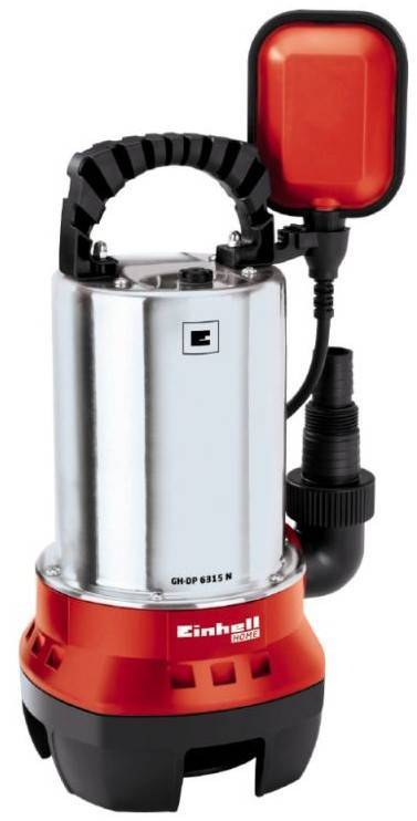 EINHELL ΗΛΕΚΤΡΙΚH ΥΠΟΒΡYΧΙΑ ΑΝΤΛIΑ ΑΚΑΘΑΡΤΩΝ ΥΔAΤΩΝ INOX EINHELL GH-DP 6315 N 630W
