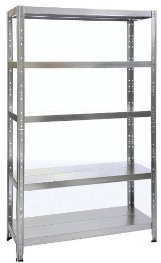 ΜΕΤΑΛΛΙΚΗ ΓΑΛΒΑΝΙΖΕ ΡΑΦΙΕΡΑ BULLE ΜΕ 5 ΡΑΦΙΑ ΥΨΟΥΣ 200CM - 200KG/ΡΑΦΙ 610401 (100 X 40 X 200) BULLE