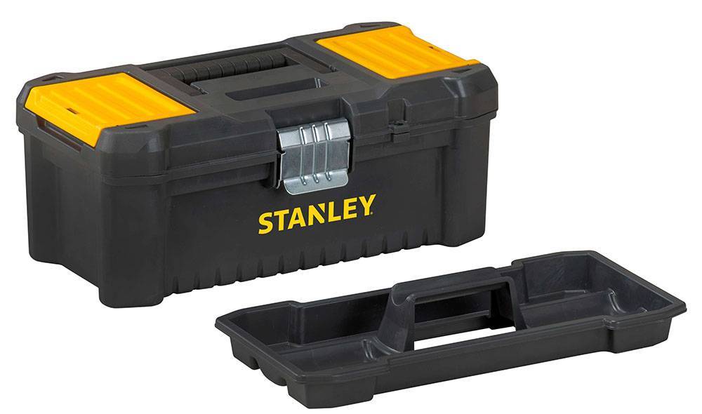 STANLEY EΡΓΑΛΕΙΟΘΗΚH STANLEY ESSENTIAL ΜΕ ΜΕΤΑΛΛΙΚΟΥΣ ΜΕΝΤΕΣΕΔΕΣ + 2 ΤΑΜΠΑΚΙΕΡΕΣ + ΔΙΣΚΟ 16&#039;&#039; STST1-75518