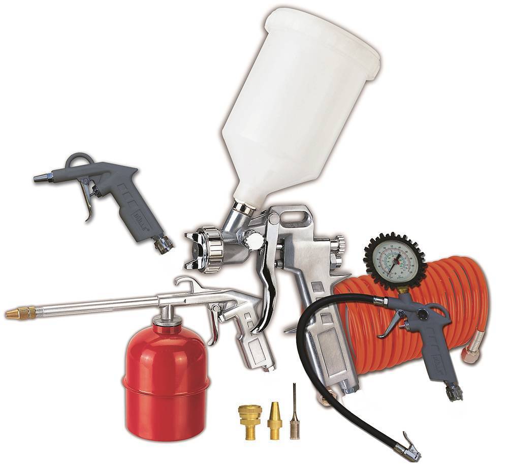 BULLE ΣΕΤ ΠΙΣΤΟΛΙΩΝ ΑΕΡΟΣ (8 ΤΜΧ) ΜΕ ΠΙΣΤΟΛΙ ΒΑΦΗΣ ΑΝΩ ΔΟΧΕΙΟ 66525 BULLE