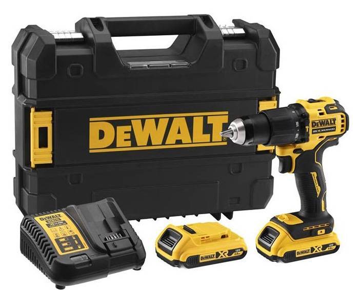 DEWALT ΔΡΑΠΑΝΟΚΑΤΣΑΒΙΔΟ ΚΡΟΥΣΤΙΚΟ ΜΠΑΤΑΡΙΑΣ DEWALT 18V BRUSHLESS 2X 3AH LI-ION DCD709L2T