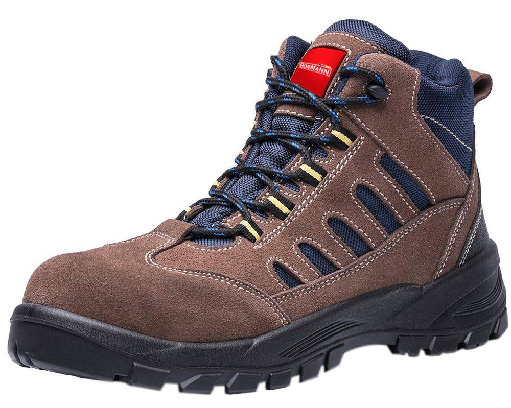 ΜΠΟΤΑΚΙ ΕΡΓΑΣΙΑΣ BORMANN S0 SUEDE/MESH DENVER ΚΑΦΕ (44) BORMANN