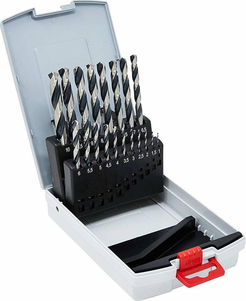 ΣΕΤ ΕΠΑΓΓΕΛΜΑΤΙΚΗ ΚΑΣΕΤΙΝΑ 19 ΤΕΜ BOSCH ΤΡΥΠΑΝΙΑ ΜΕΤΑΛΛΟΥ HSS-R Φ 1-10 2608577351 BOSCH