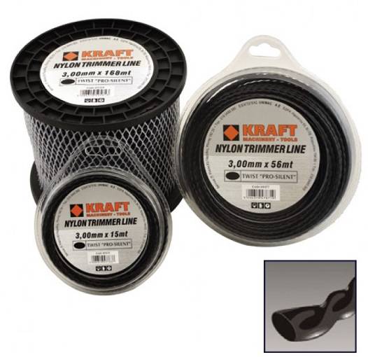 KRAFT ΜΕΣΙΝΕΖΑ ΣΤΡIΦΤΗ KRAFT PRO SILENT 2.40MM ΣΕ BLISTER 15M 69372